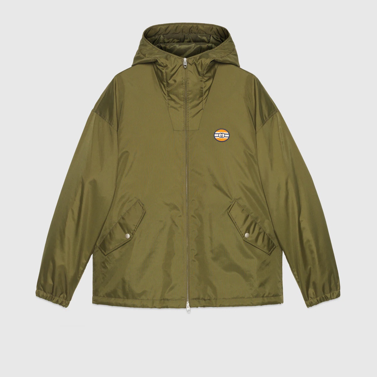 Lightweight canvas hooded jacket - 1