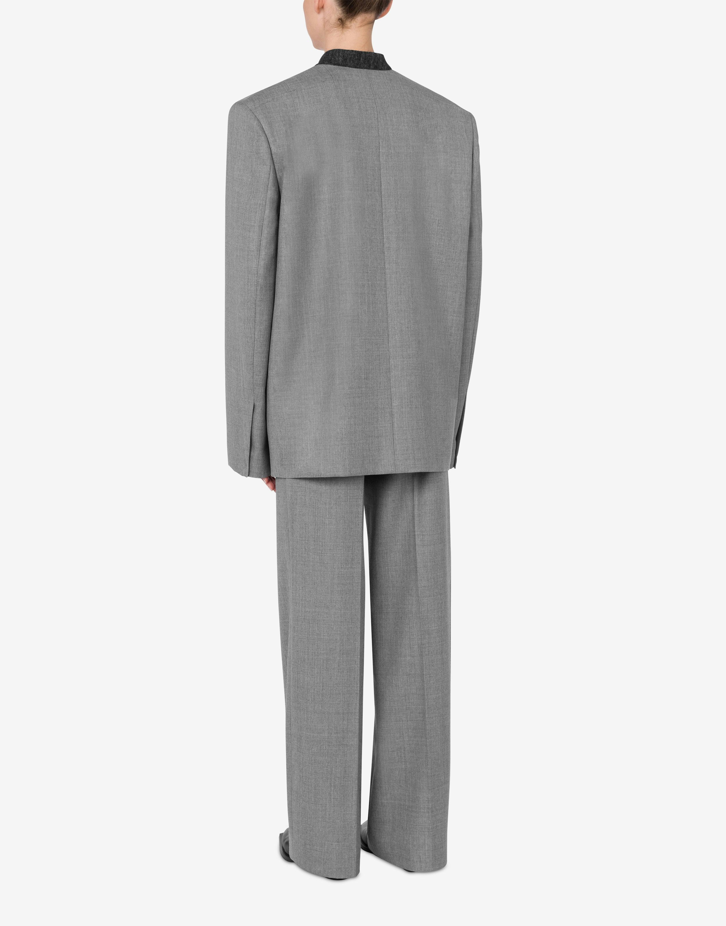 JACKET IN DYED WOOLEN CLOTH - 3