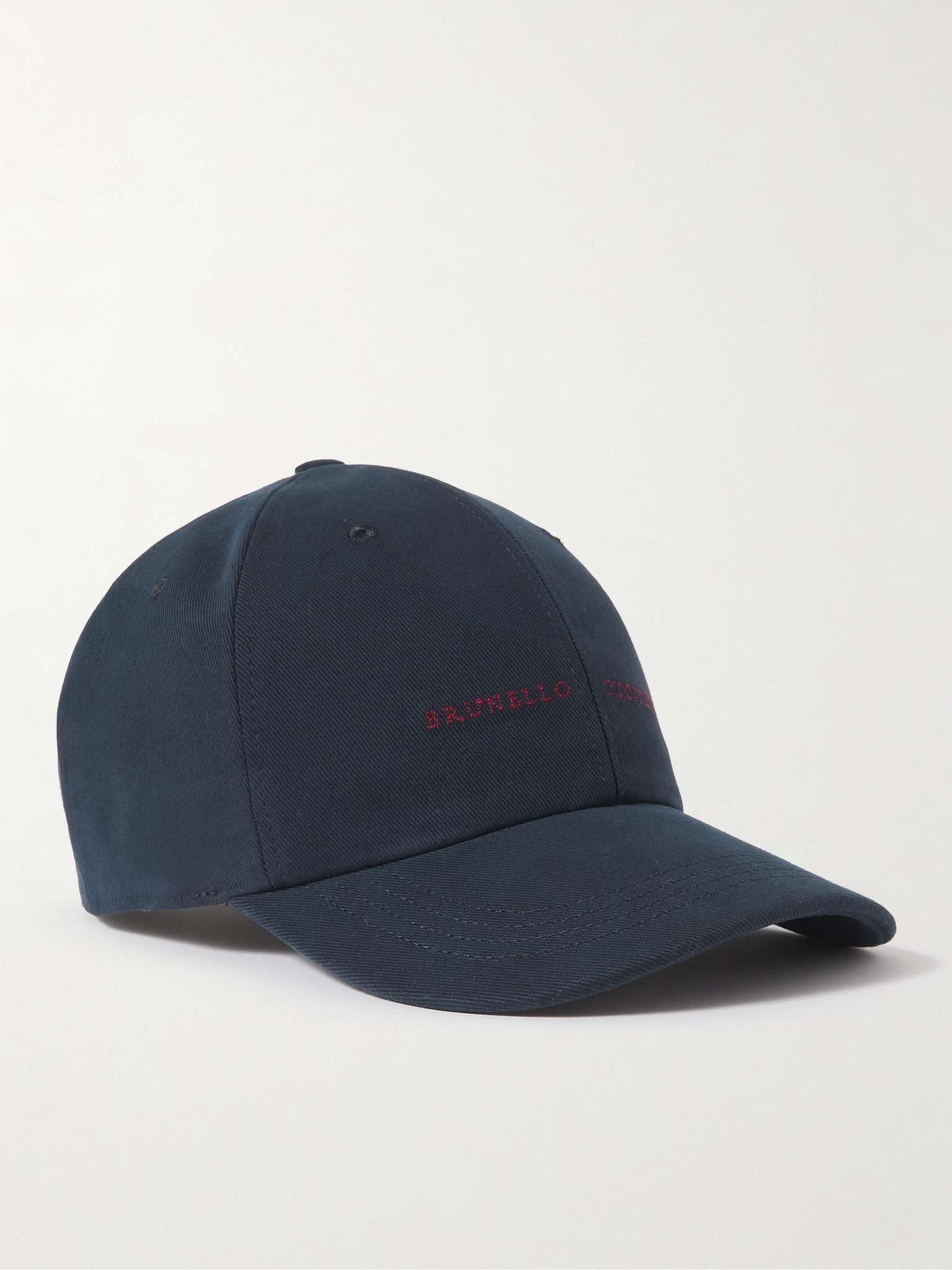 Logo-Embroidered Cashmere and Silk-Blend Baseball Cap - 1
