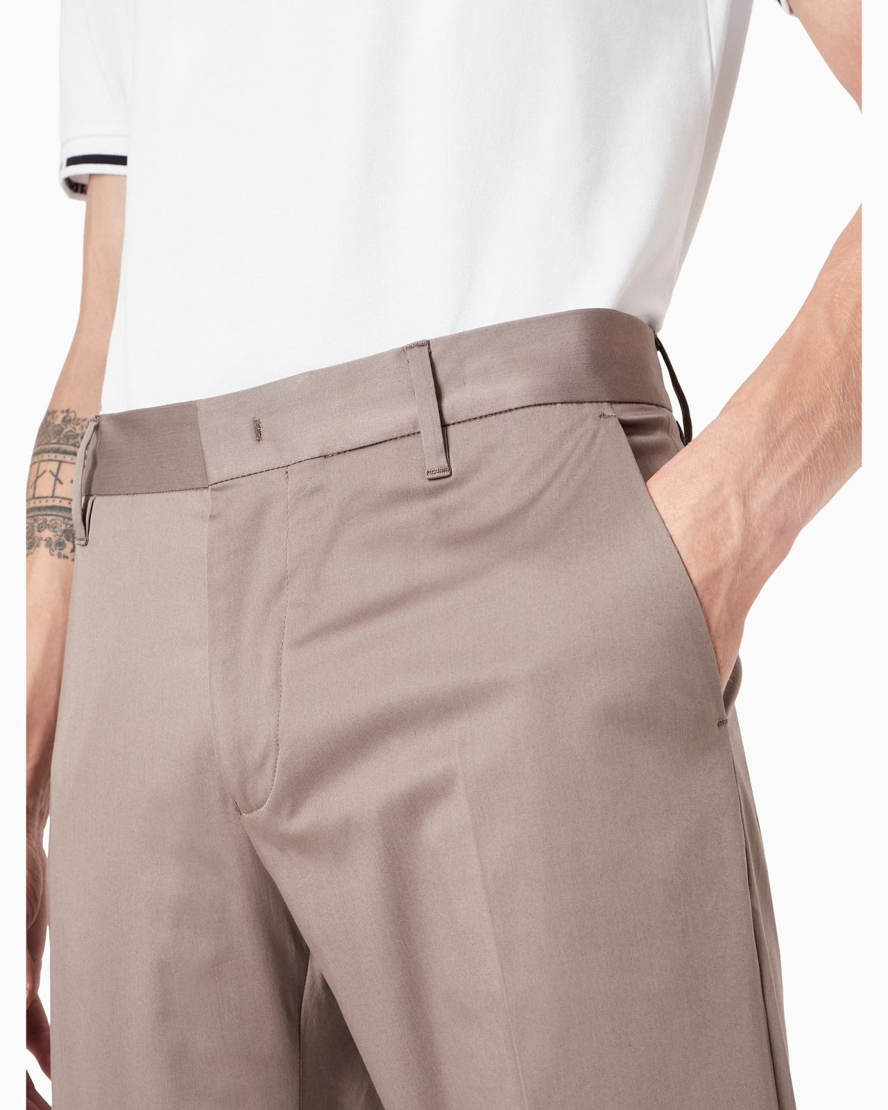 Stretch-cotton chinos - 6