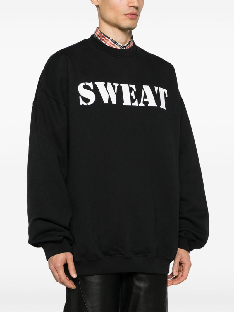 Sweat cotton-blend sweatshirt 4