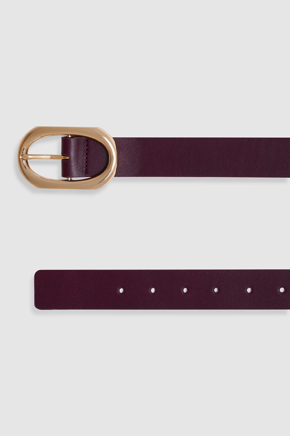 Signature Link Belt - Bordeaux - 4