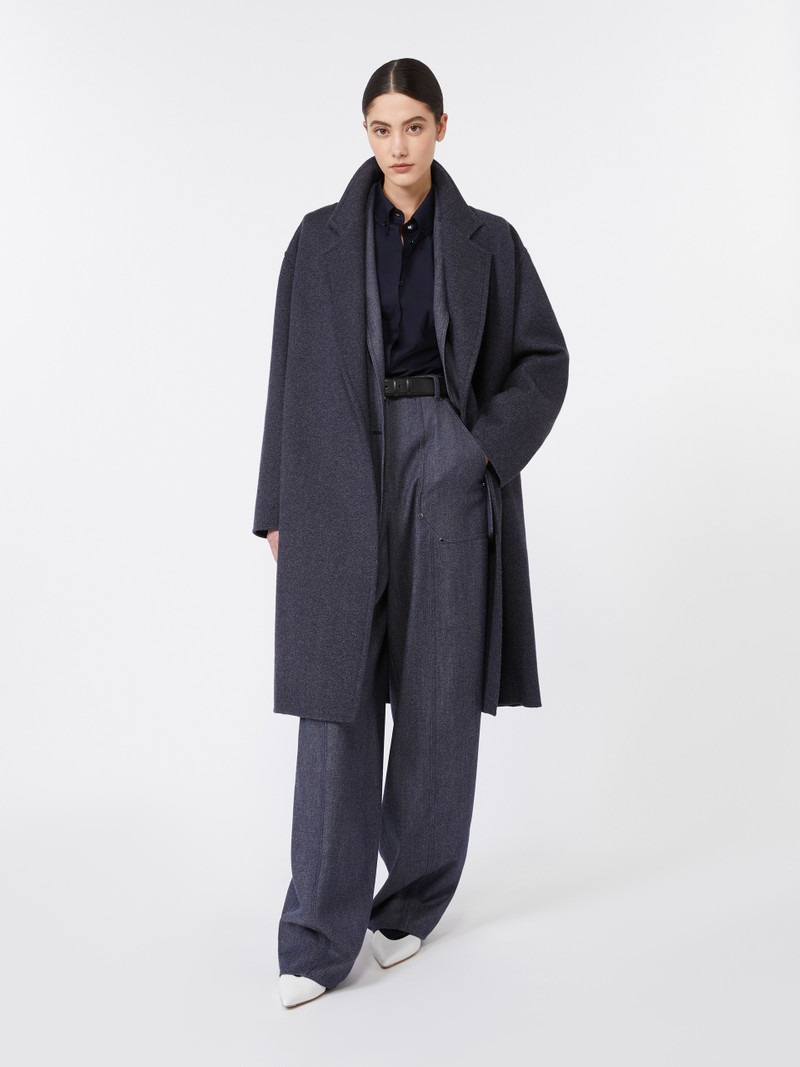 Max Mara MOZART Asymmetrical cotton cloth shirt outlook