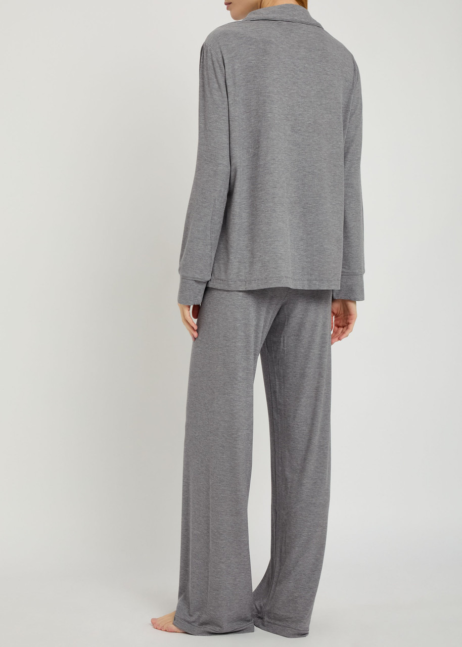 Skims Ribbed Stretch-modal Sleep set - 3