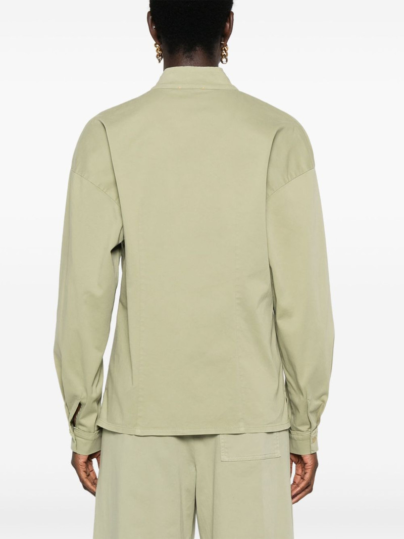 long-sleeve cotton blend shirt 4