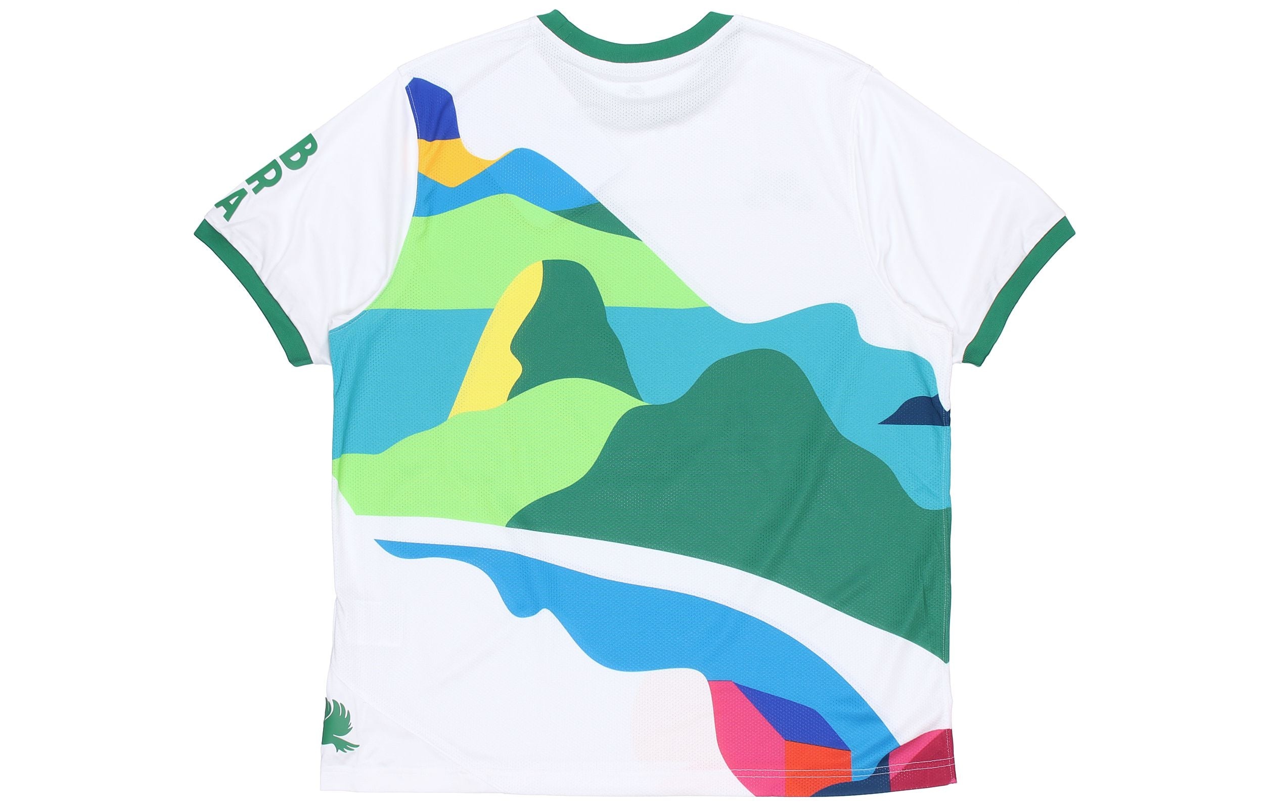 Nike SB x Parra Crossover Brazil Colors Pattern Tee 'White Multi' CT6087-100 - 2