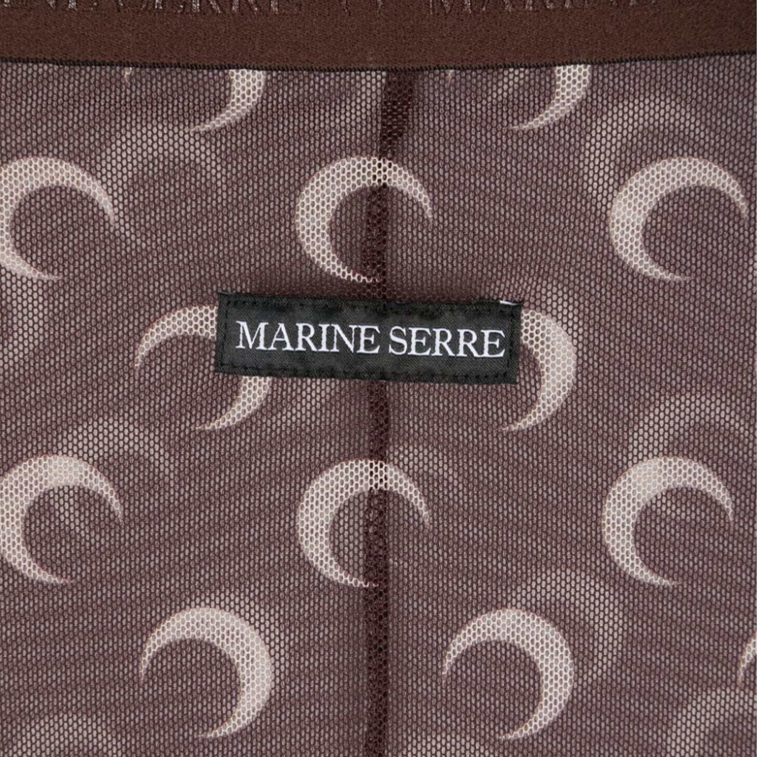 MOON PRINTED MESH TIGHTS - 3