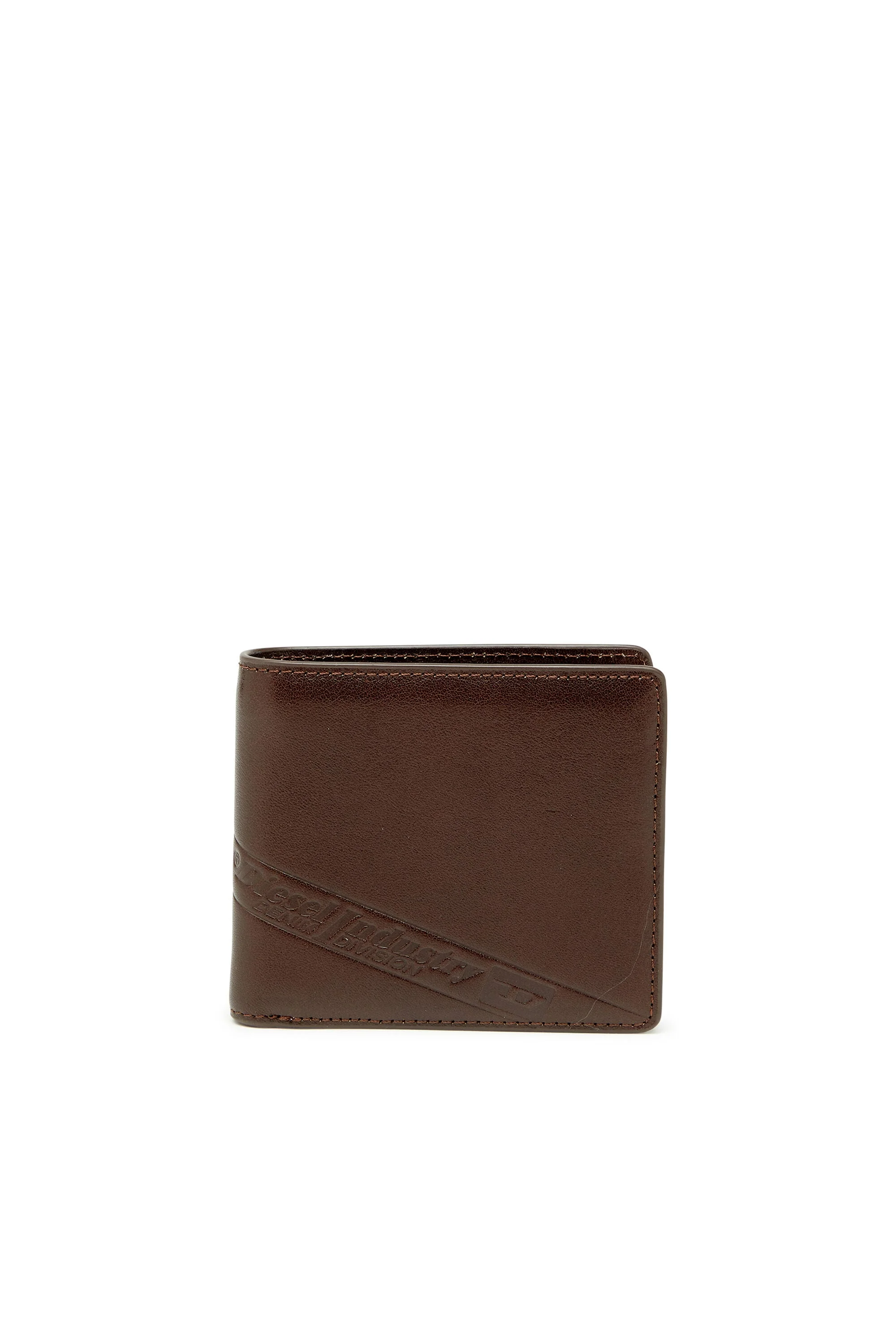 BI-FOLD LEATHER WALLET WITH EMBOSSED LOGO - 1