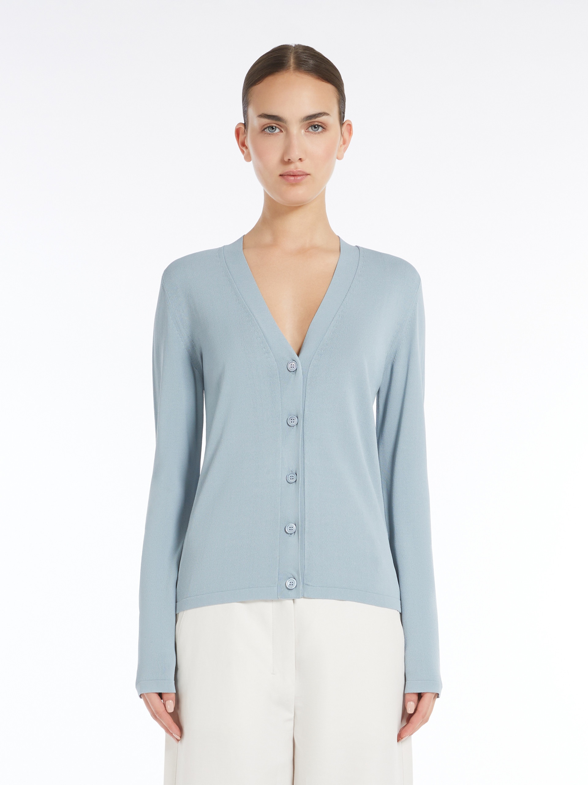 CANAPA Viscose crepe cardigan - 3