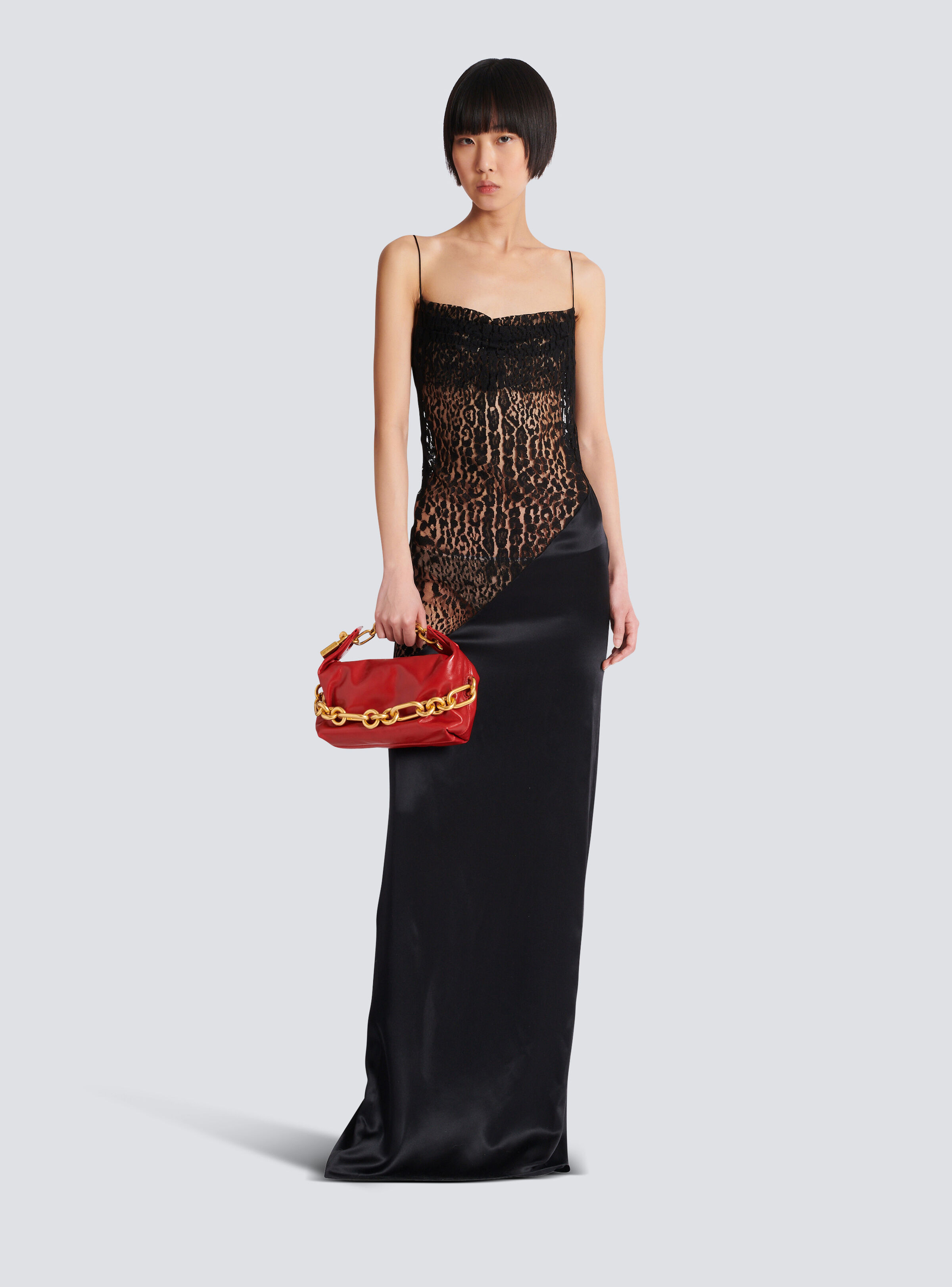 Flowing spaghetti strap dress - 2