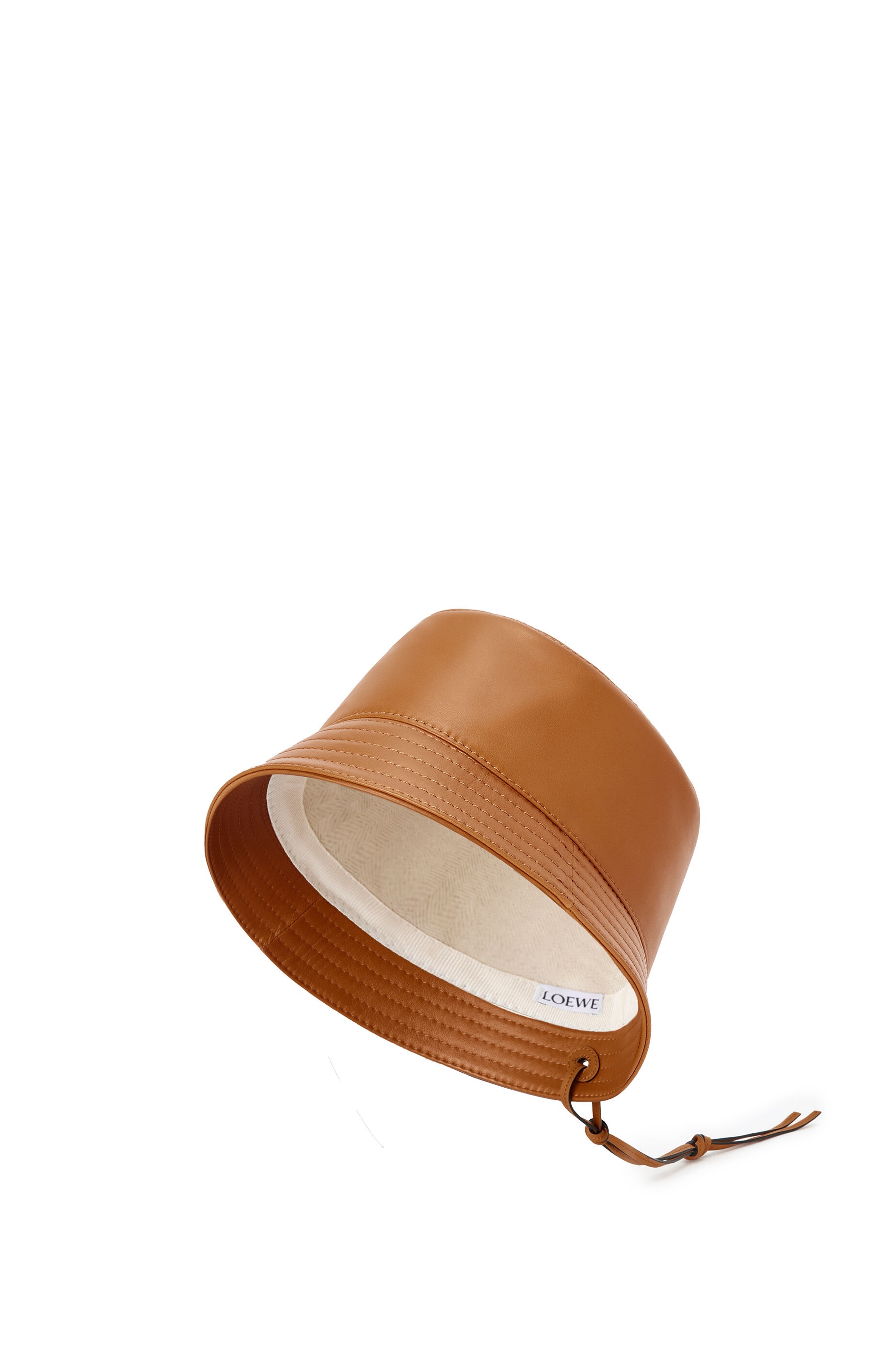 Bucket hat in nappa clafskin - 1