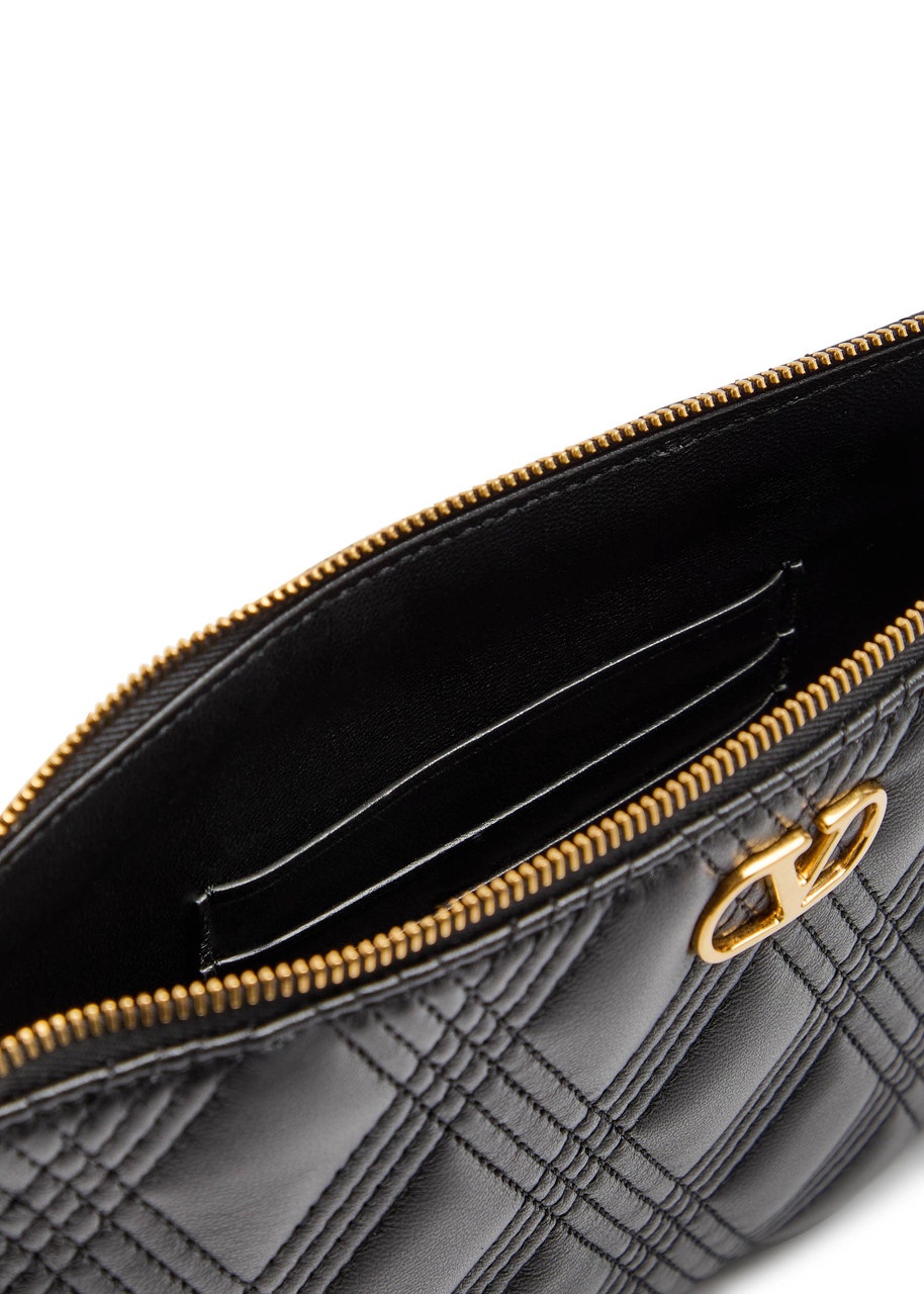 Valentino Garavani Quiltie 67 Medium Leather Pouch - 4