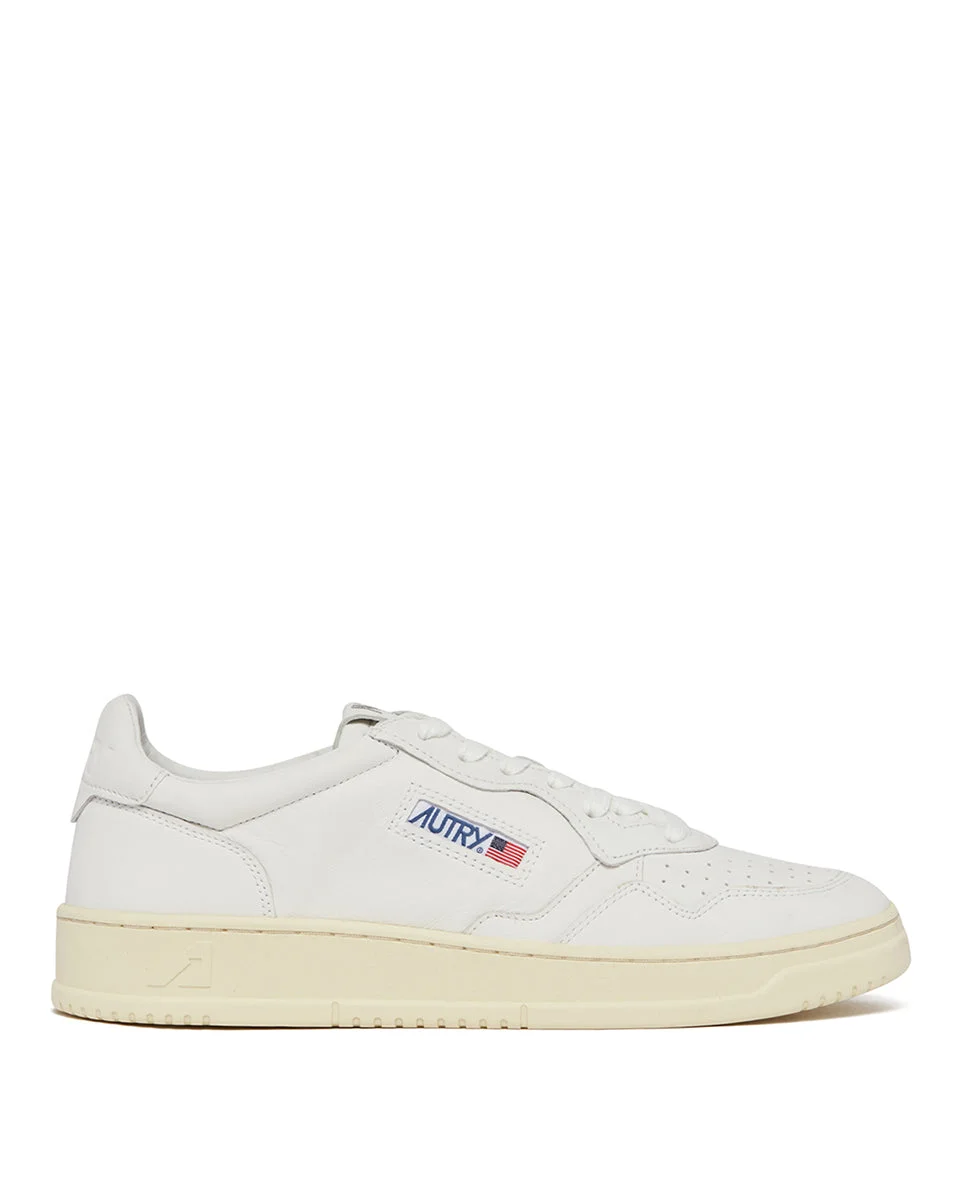 White Medalist Low Sneakers - 1