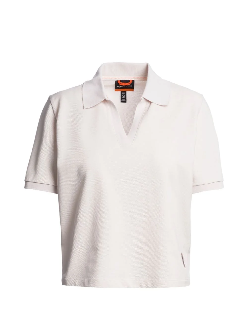 V-neck polo top - 1