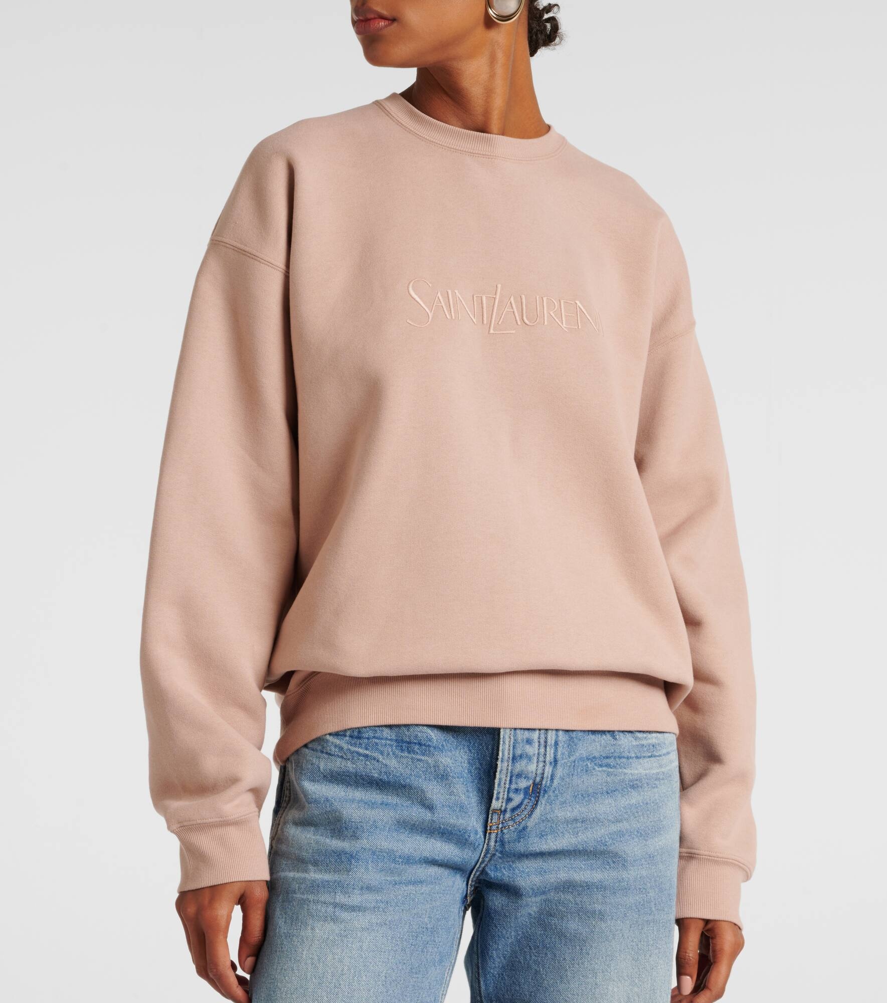Logo cotton jersey sweatshirt - 5