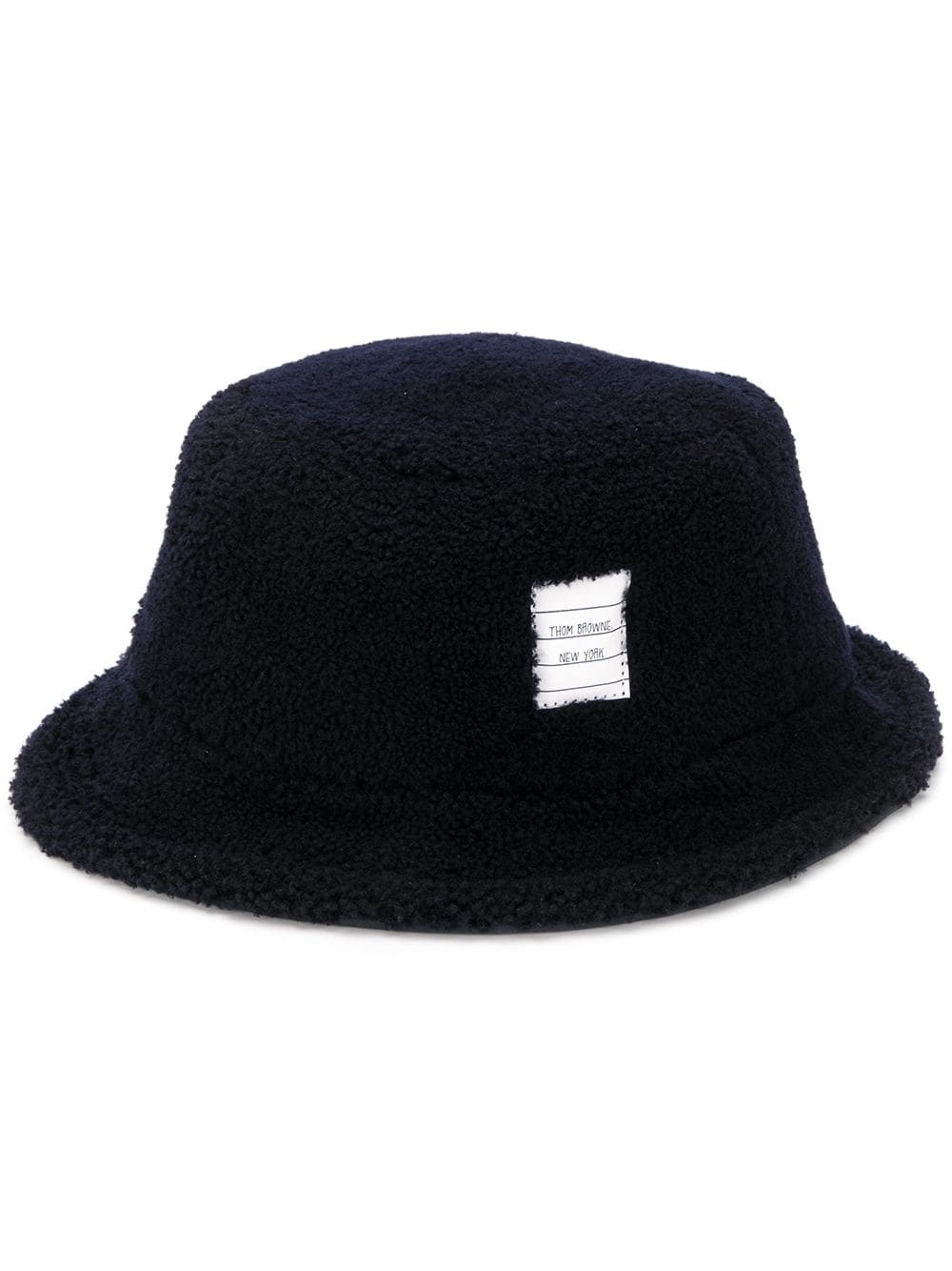 shearling bucket hat - 1