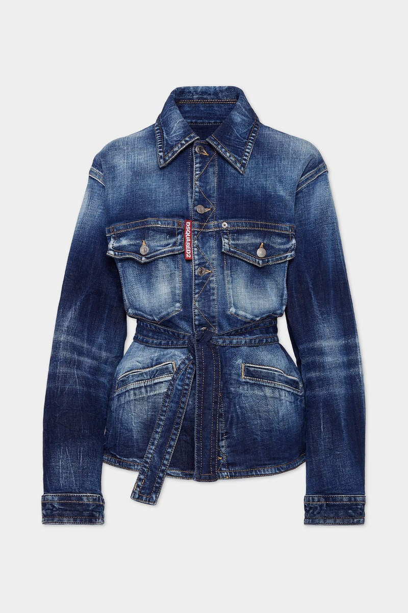MEDIUM WASH 9 TO 5 JEANS SHIRT 1