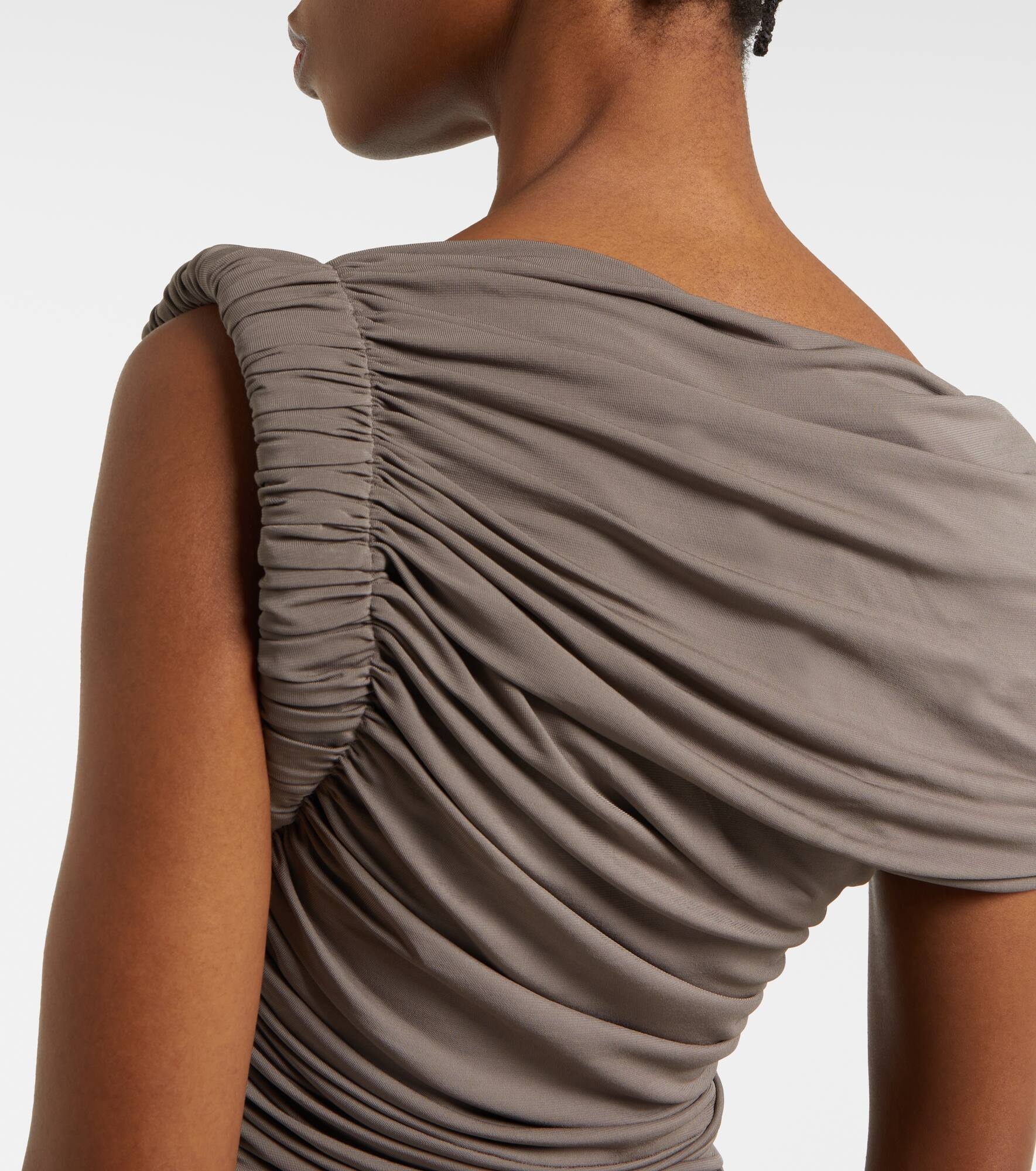Asymmetric midi dress - 6