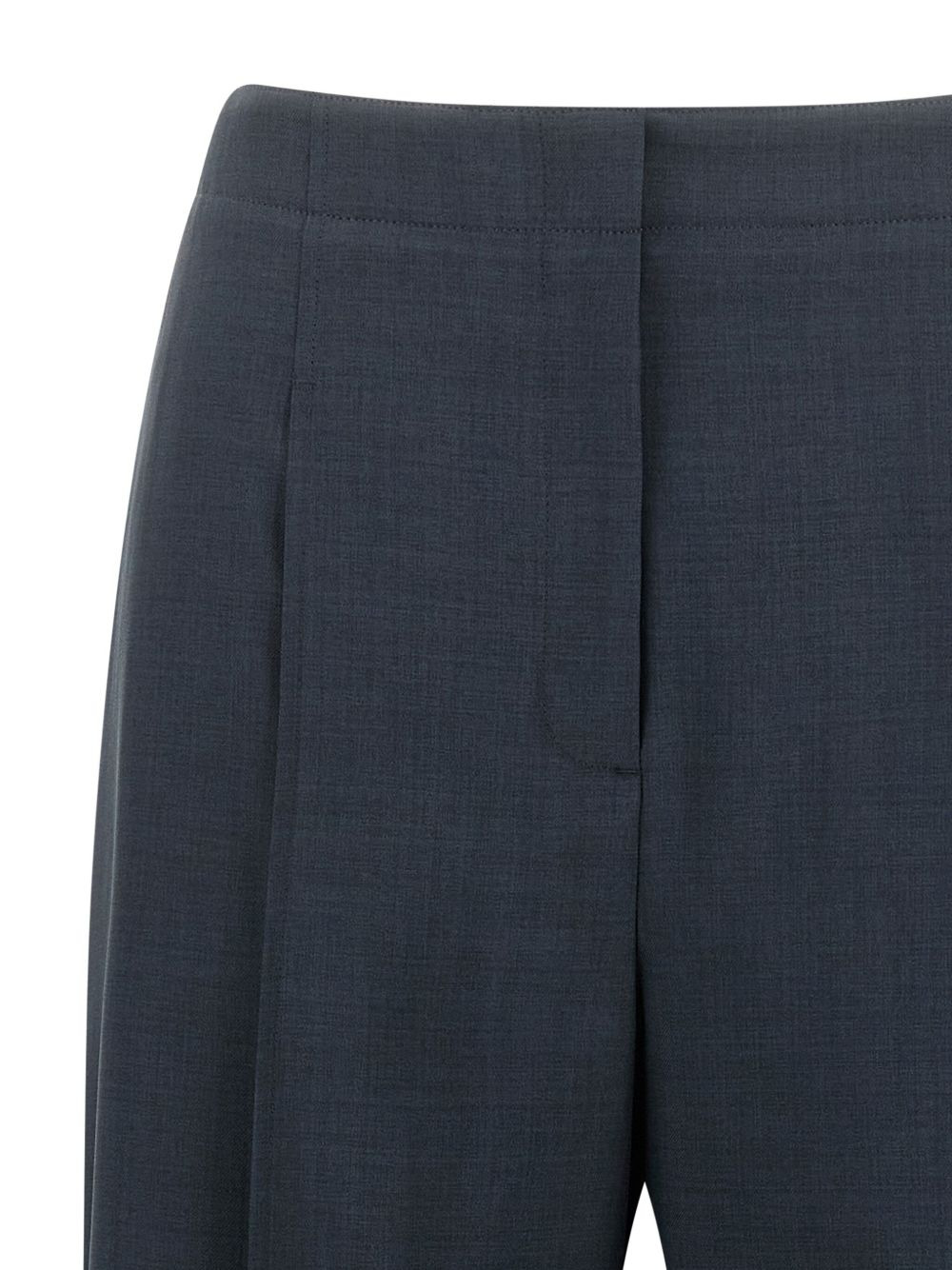 pleated-front trousers - 3