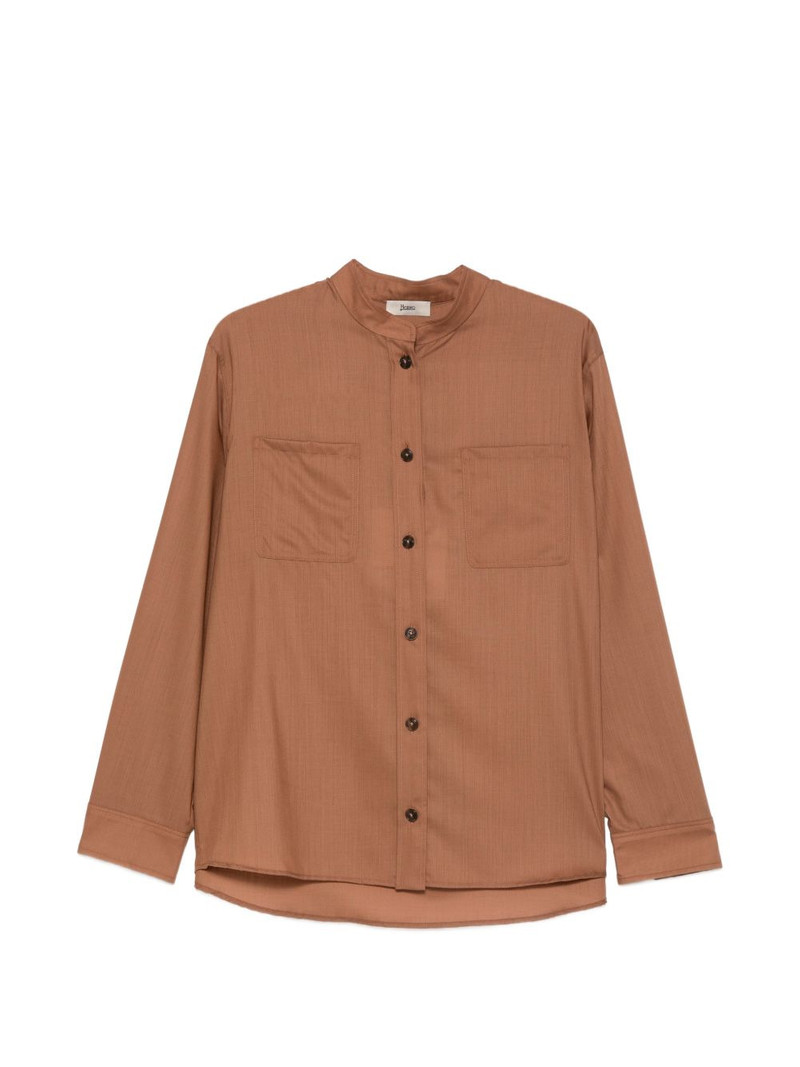 chest-pockets buttoned shirt 1