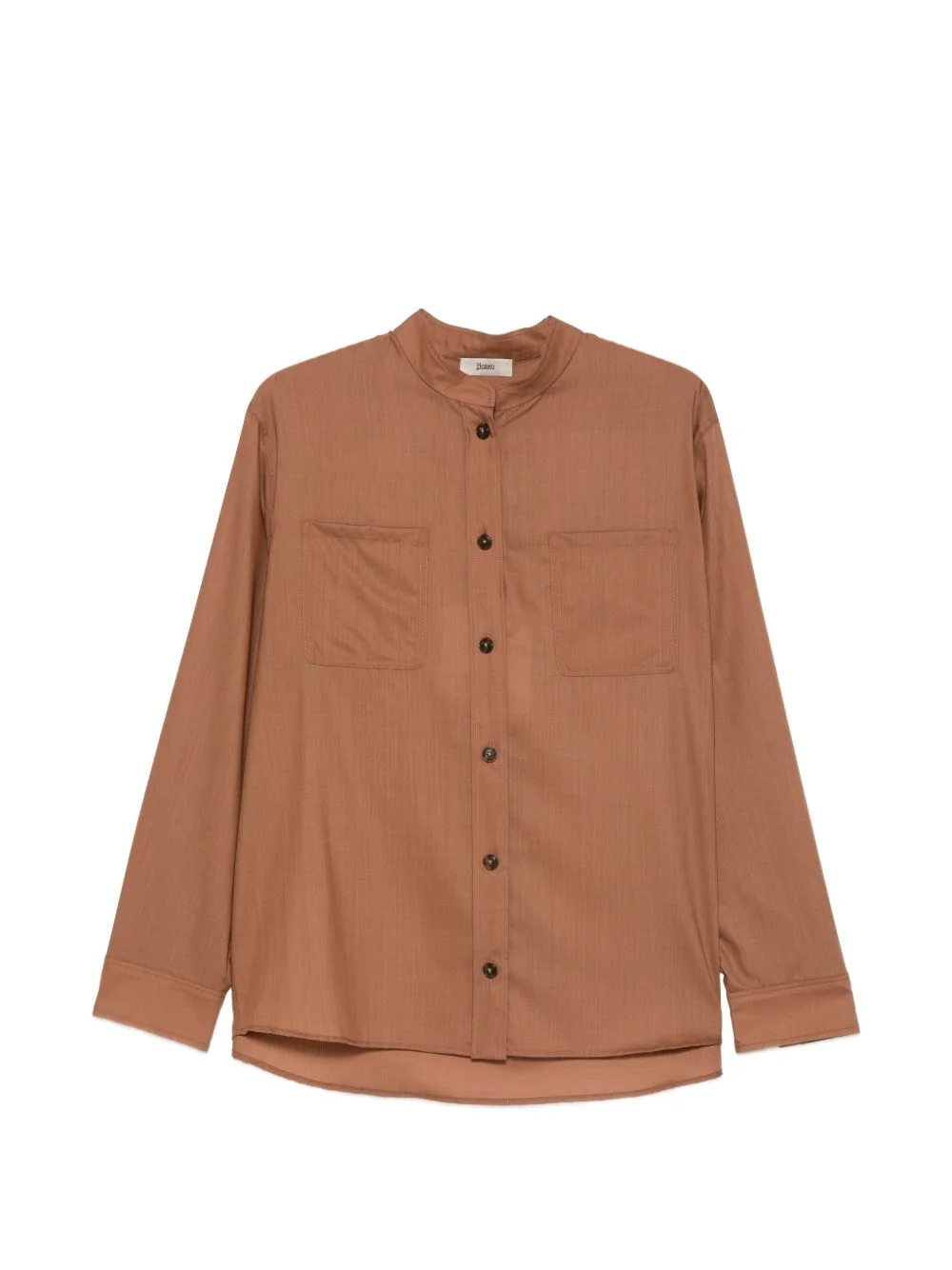 chest-pockets buttoned shirt - 1