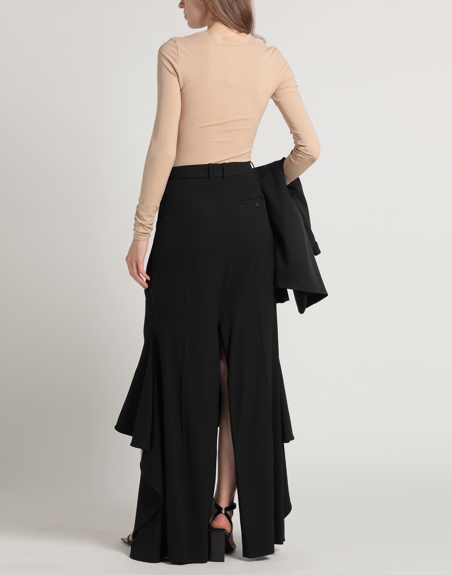 Black Women's Midi Skirt - 4