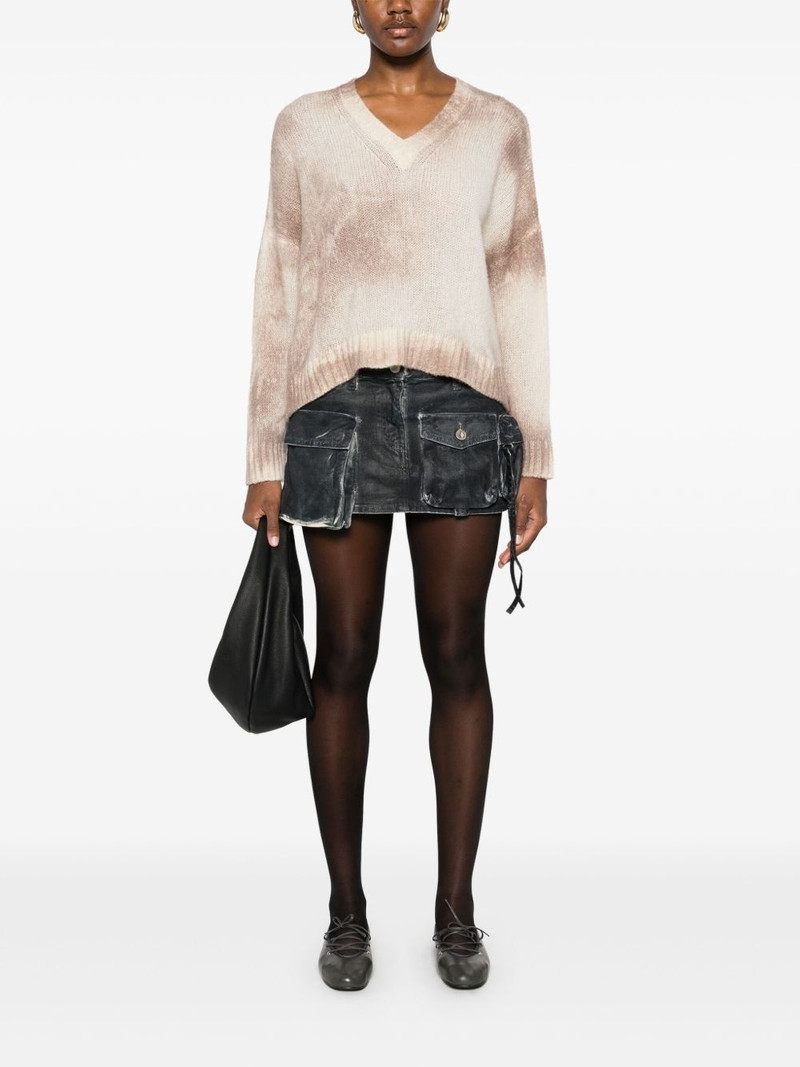 Avant Toi faded-effect sweater outlook