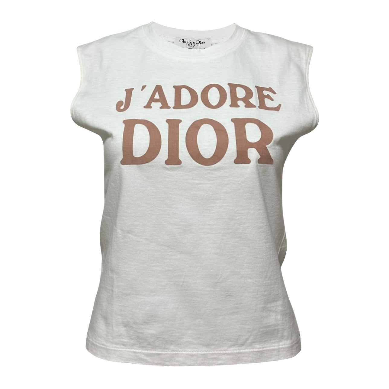 CHRISTIAN DIOR Spring Summer 2002 "J'ADORE DIOR" Tank Top - 1