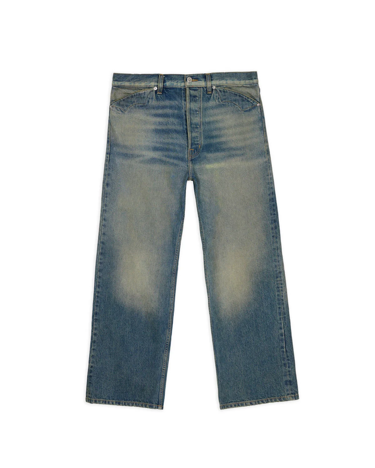 Brain Dead x A.P.C. Type 00 Selvedge Denim Pant - Washed Indigo - 1