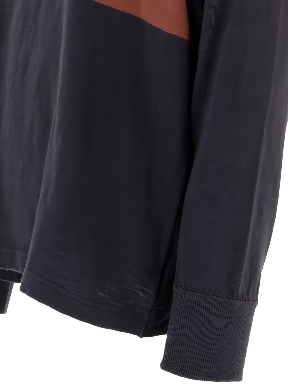 turtleneck stripe cotton sweaatshirt - 4