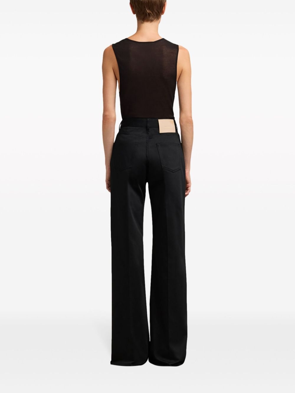 high-rise flared-leg jeans - 4