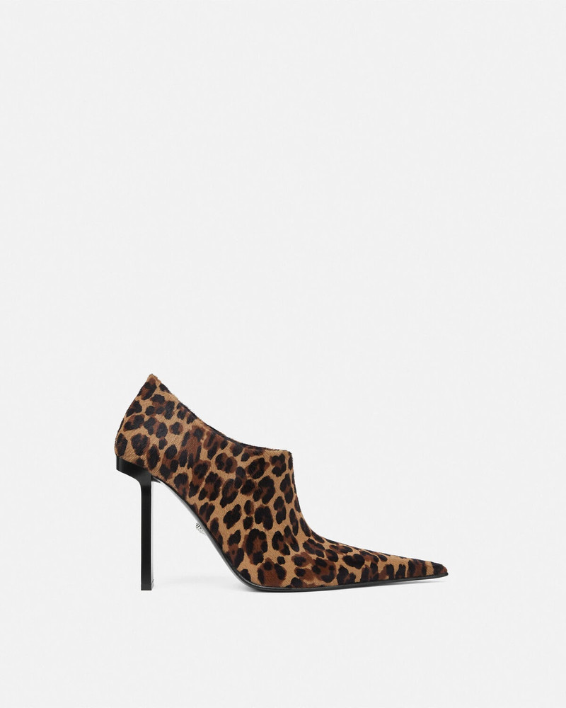 Leopard Slice Ankle Boots 105 mm - 1