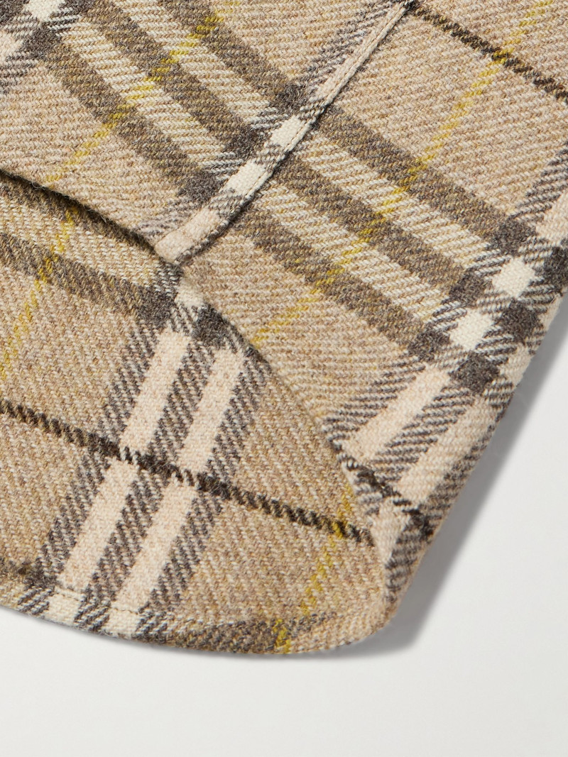 Checked Wool-Flannel Shirt Neutral 4