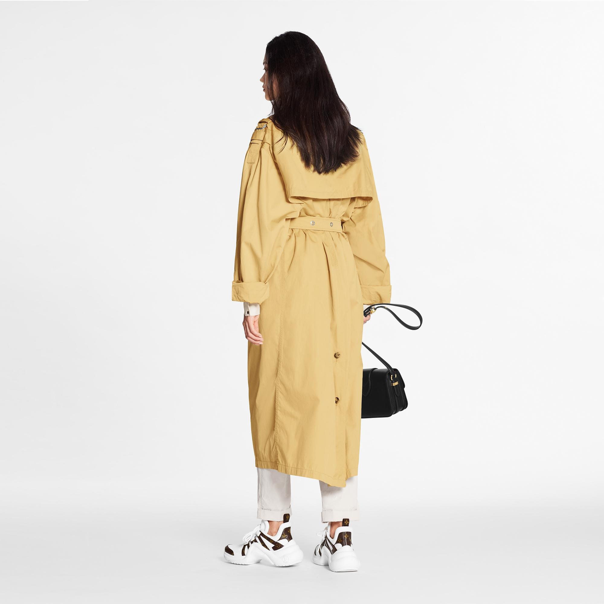 Lightweight Cotton Poplin Trench Coat  - 4