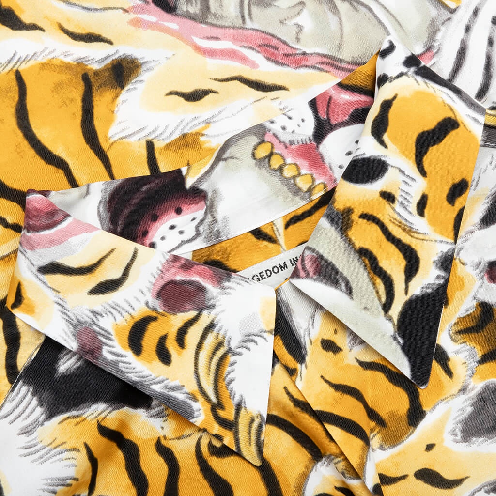 TIM LEHI HAWAIIAN L/S SHIRT TYPE-2 - YELLOW - 3