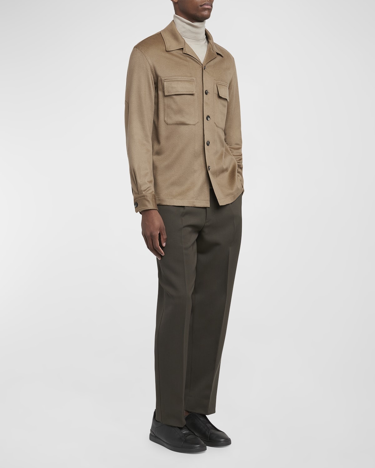 Men's Oasi Cashmere Overshirt - 3