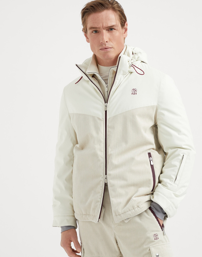 Thermore® 패딩을 가진 결합된 나일론과 corduroy 산 파스타 1