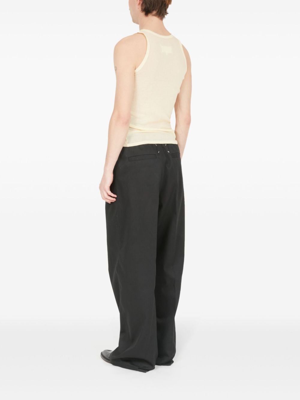 fine-ribbed round-neck tank top - 5