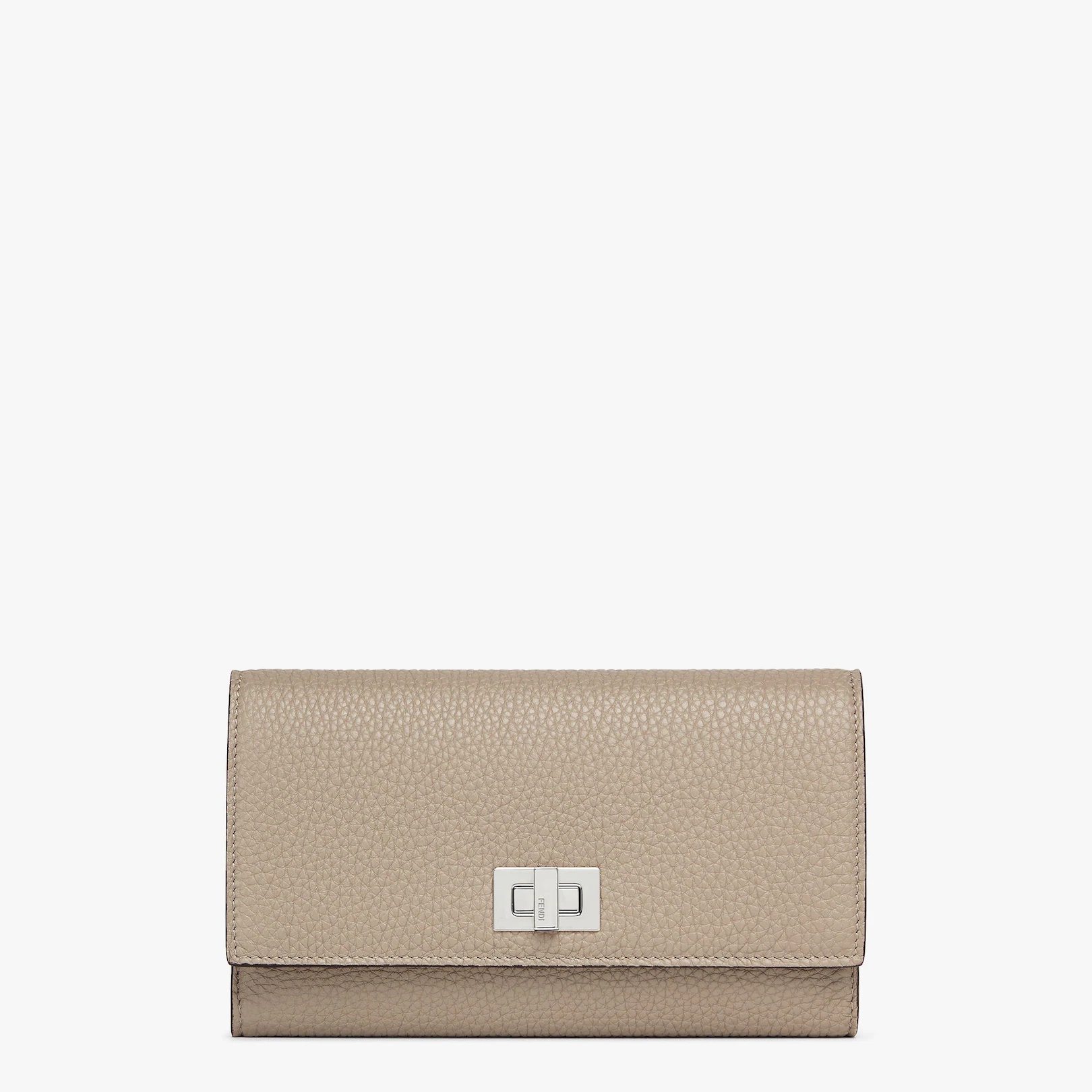 Beige leather wallet - 1