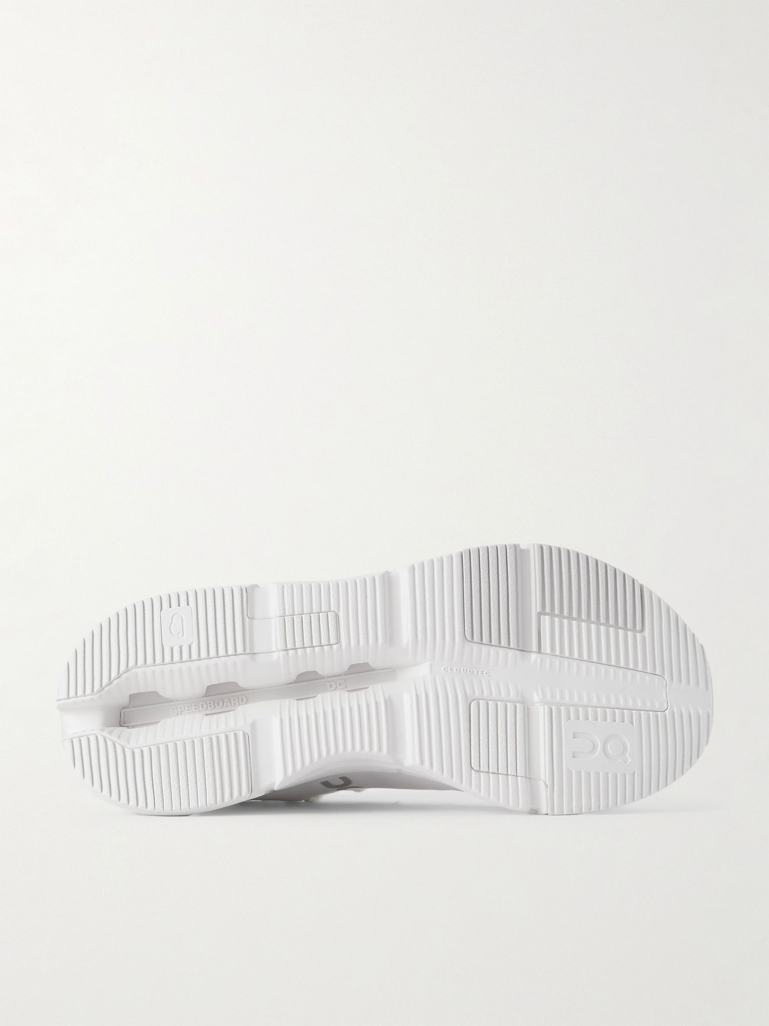 Cloudnova 2 Stretch-Knit and Mesh Running Sneakers White - 3