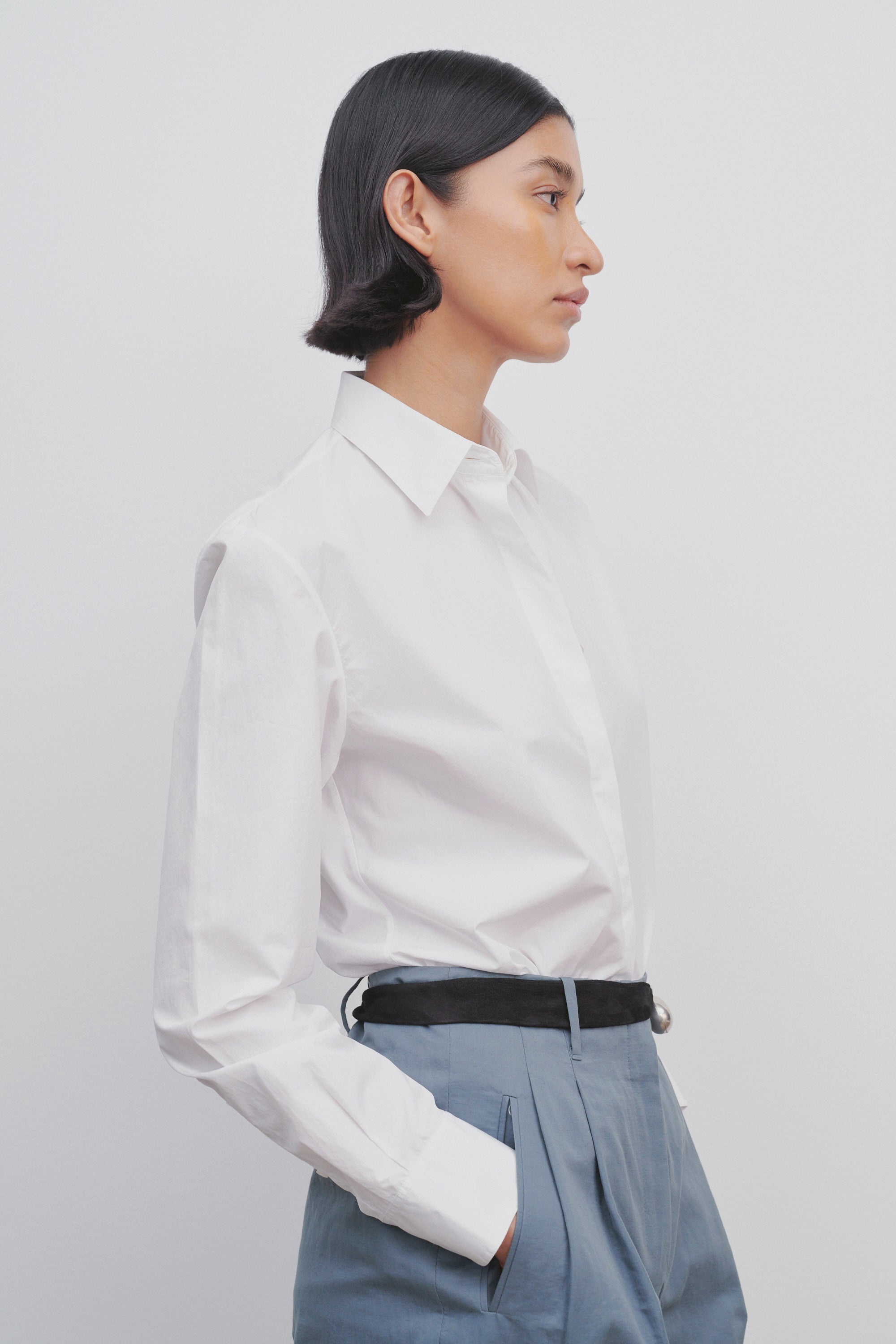 Derica Shirt in Cotton and Cashmere - 4