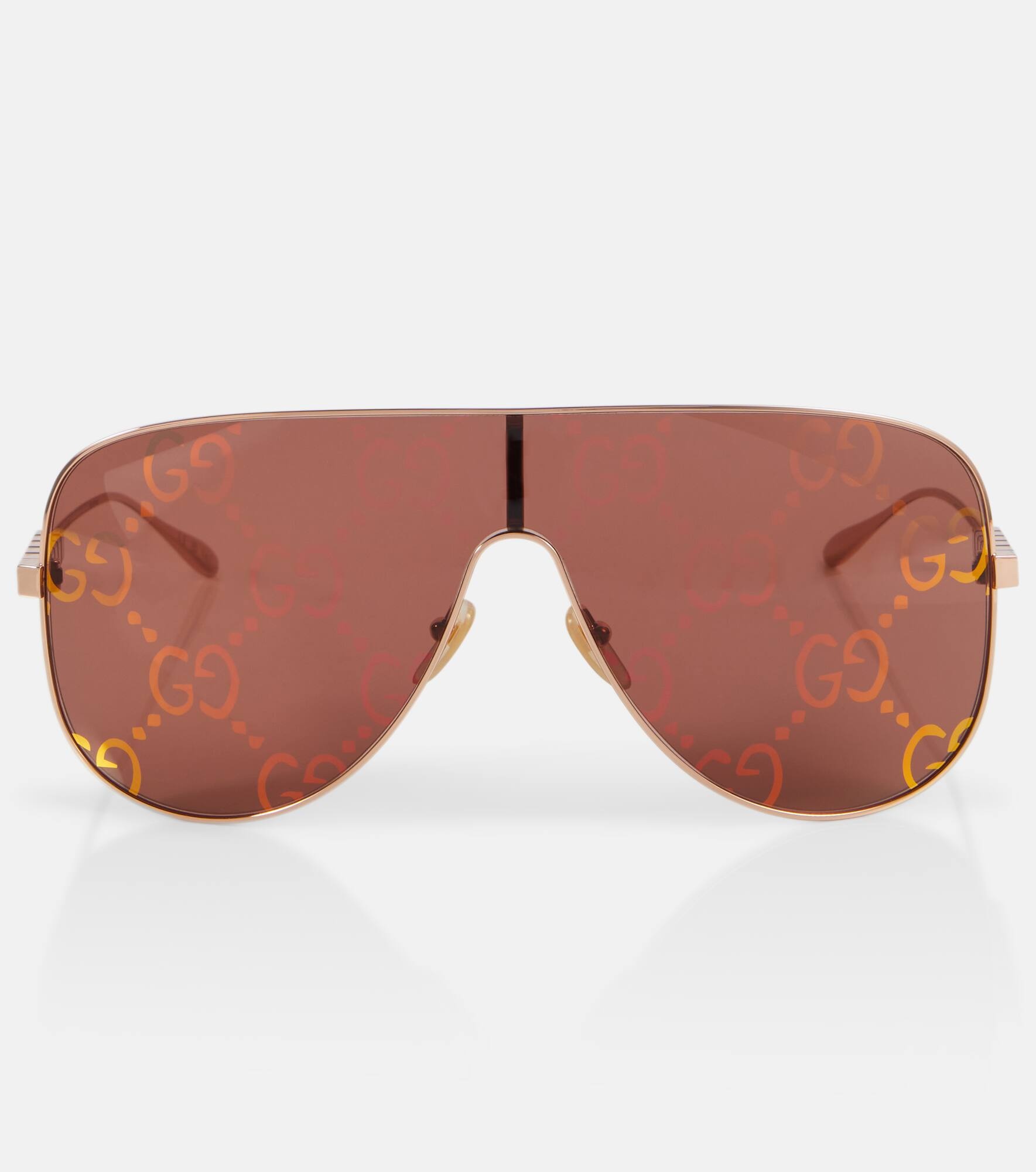 GG shield sunglasses - 1