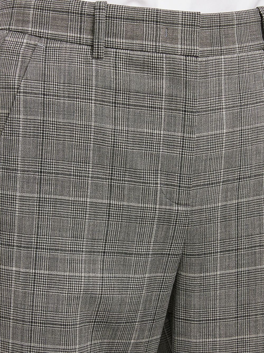 checkered tailored trousers - 4