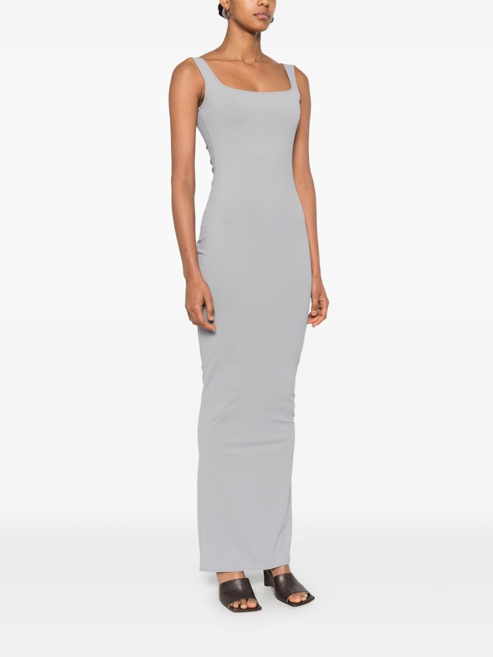 square-neck maxi dress - 3