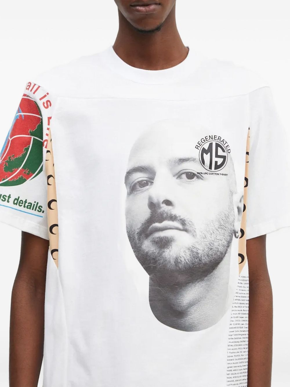 portrait-print T-shirt - 4