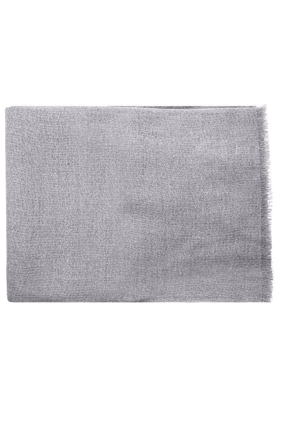 Brunello Cucinelli Lurex Scarf - Lead | marissacollections