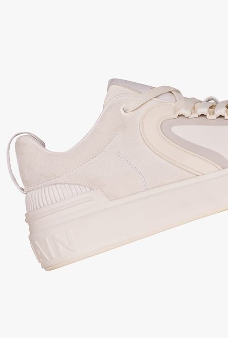 White leather and suede B-Skate sneakers - 7