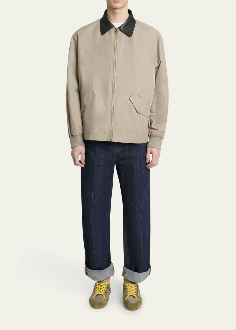 Givenchy Men's Slim Nylon and Suede Low-Top Sneakers outlook