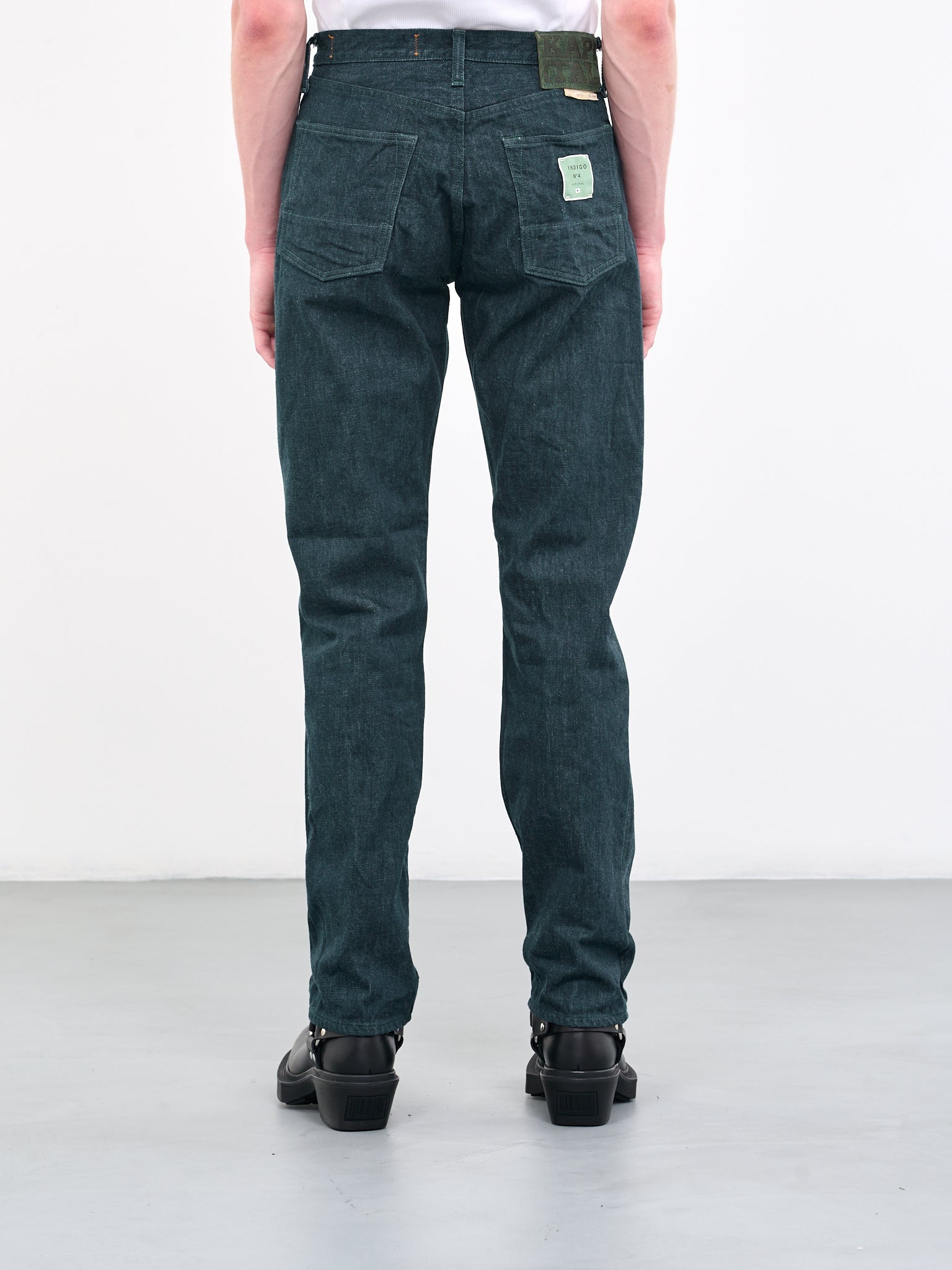 Kapital 11.5oz denim sarouel nouvelle pants - Indigo