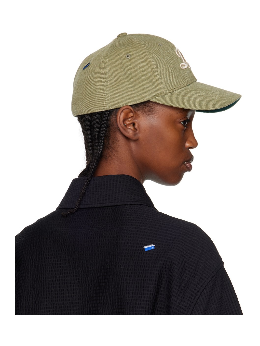 Khaki Cursive TRS Cap - 3